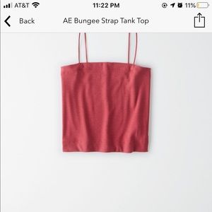 Bungee strap tank top